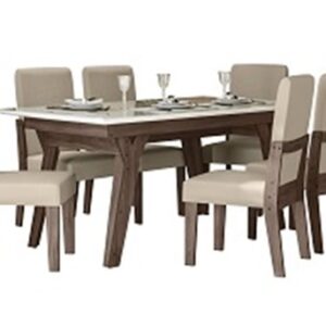 Dubai 6 Seater Dining Table: Wood